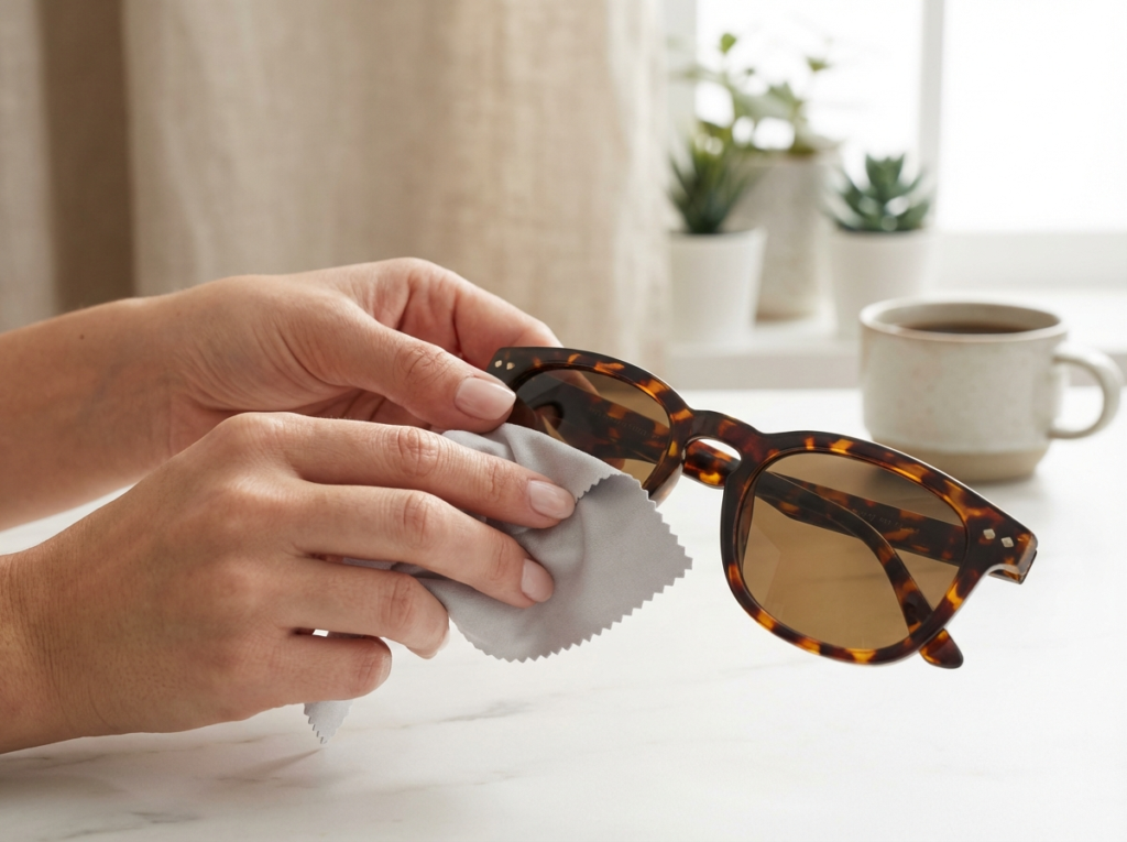 how to clean glasses