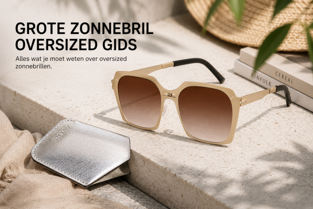 oversized zonnebril